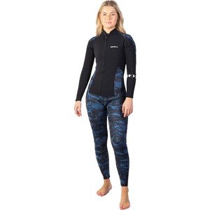 2023 Gul Womens Luna7 Multi-Sport 2mm Co-ord Bundle Set LA630 - Nu Wave Camo / Black